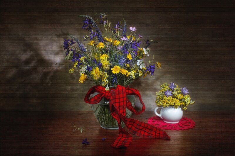 Wildflower Bouquet — Brown