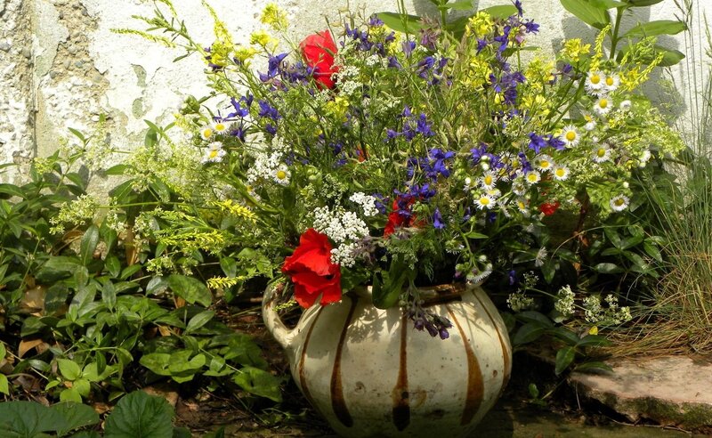 Wildflower Bouquet in Jug