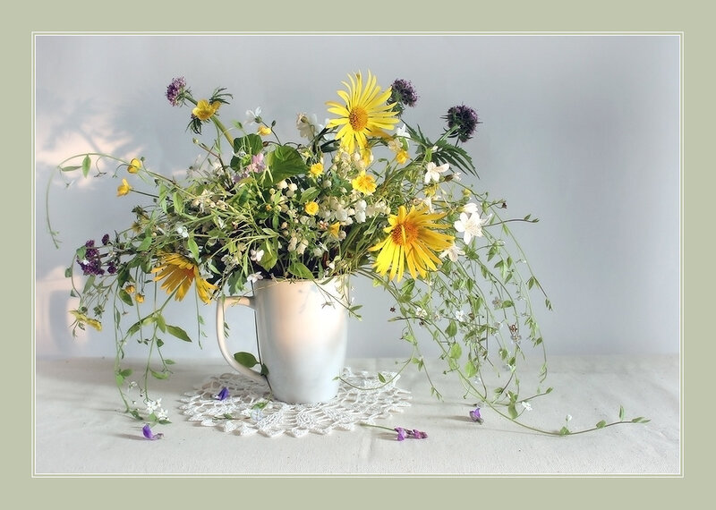 Wildflower Bouquet in Mug
