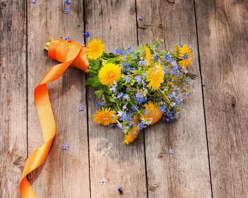 Wildflower Bouquet — Orange