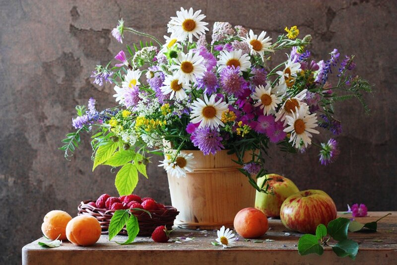 Wildflower Bouquet with Fruit