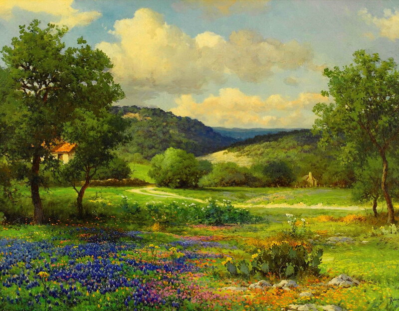 Wildflower Field Landscape