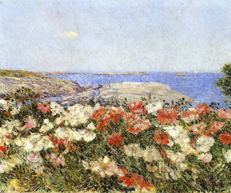 Wildflowers by the Sea — Red