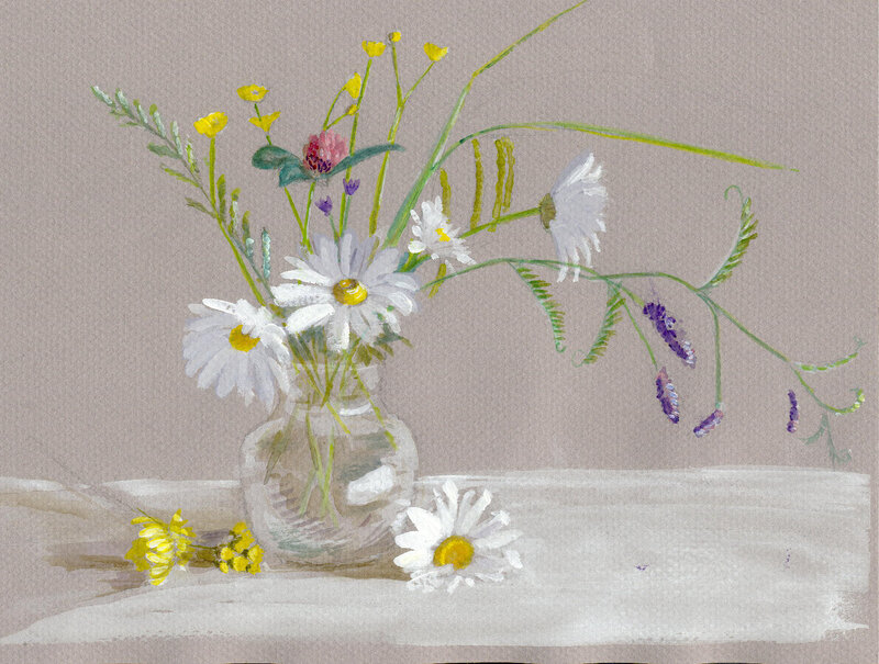 Wildflowers in a Vase