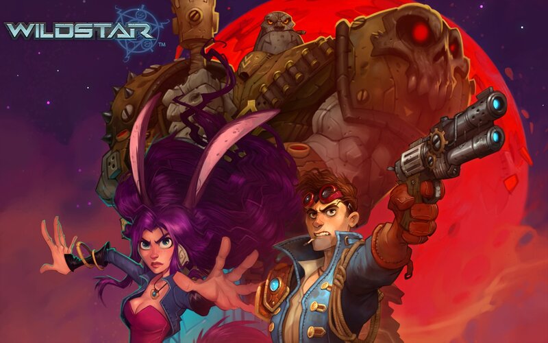 WildStar game art featuring two characters