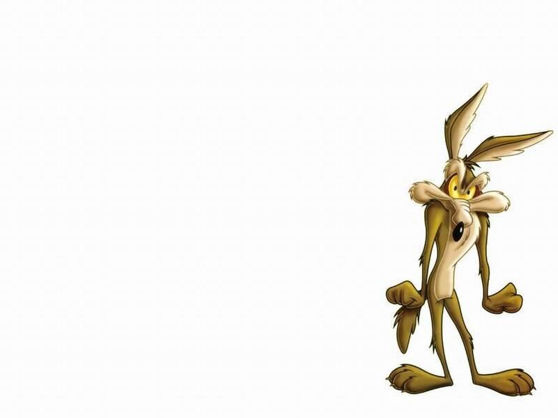 Wile E. Coyote — Brown, Neutral, Illustration, Cartoon, White Background
