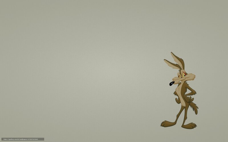 Wile E. Coyote — Brown, Neutral, Illustration