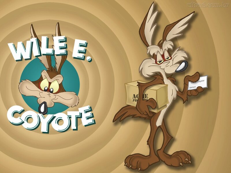 Wile E. Coyote Character — Brown