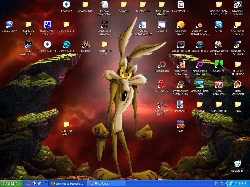 Wile E. Coyote Character — Red