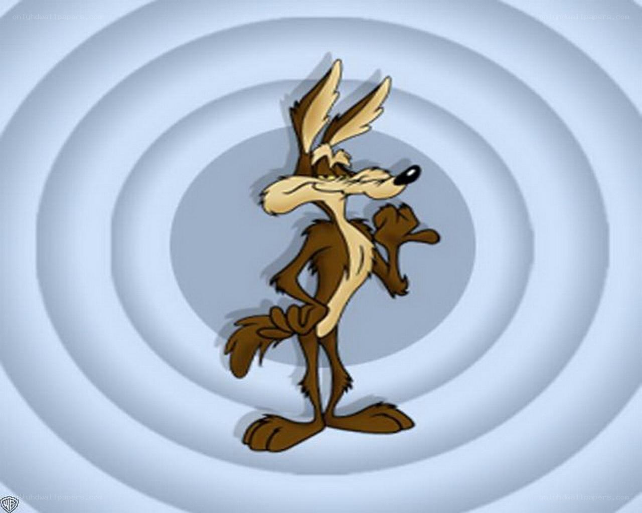 Wile E. Coyote in a cartoon