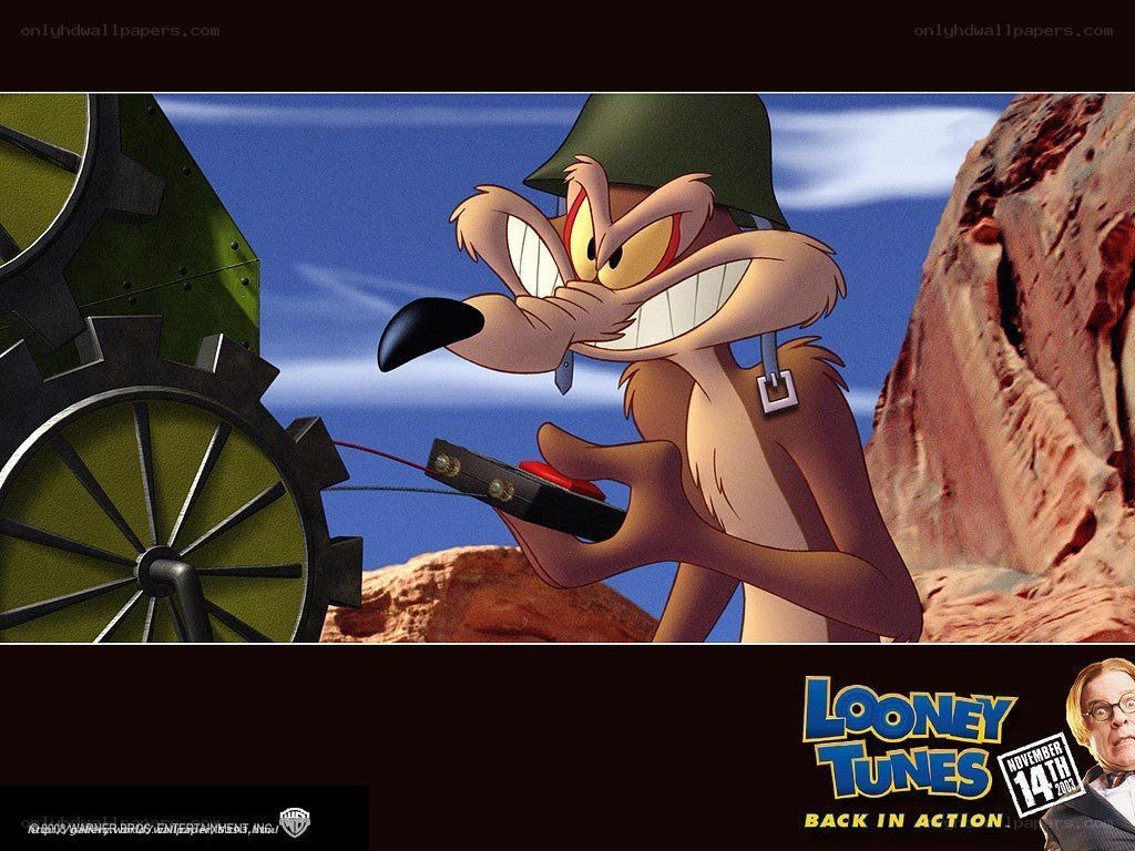 Wile E. Coyote in action