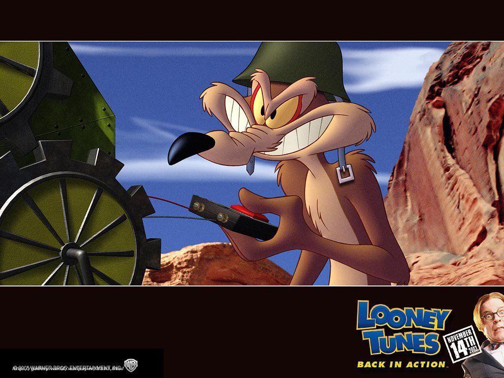 Wile E. Coyote in action