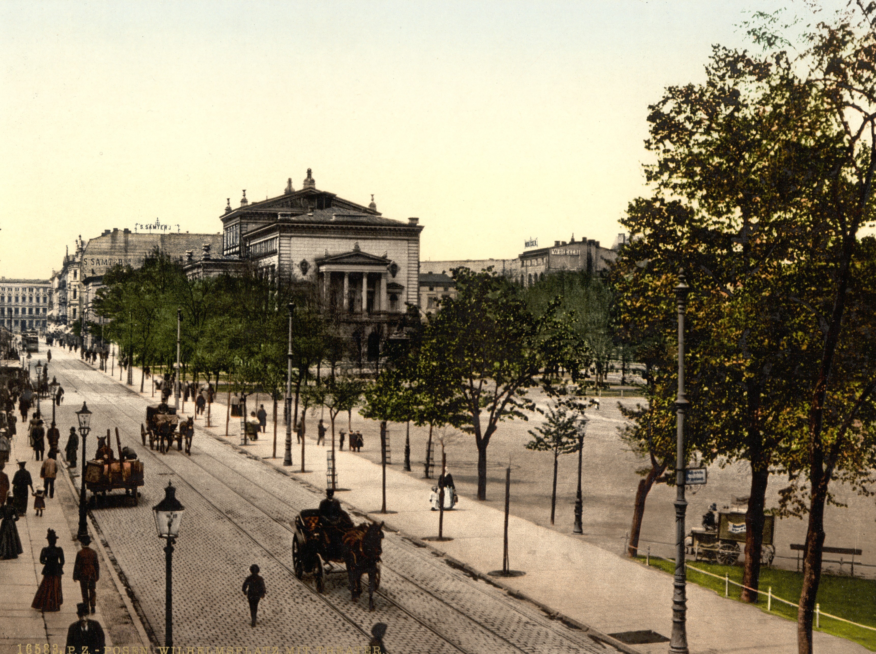 Wilhelmplatz with Theater