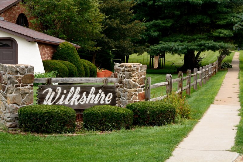 Wilkshire Sign at Entrance