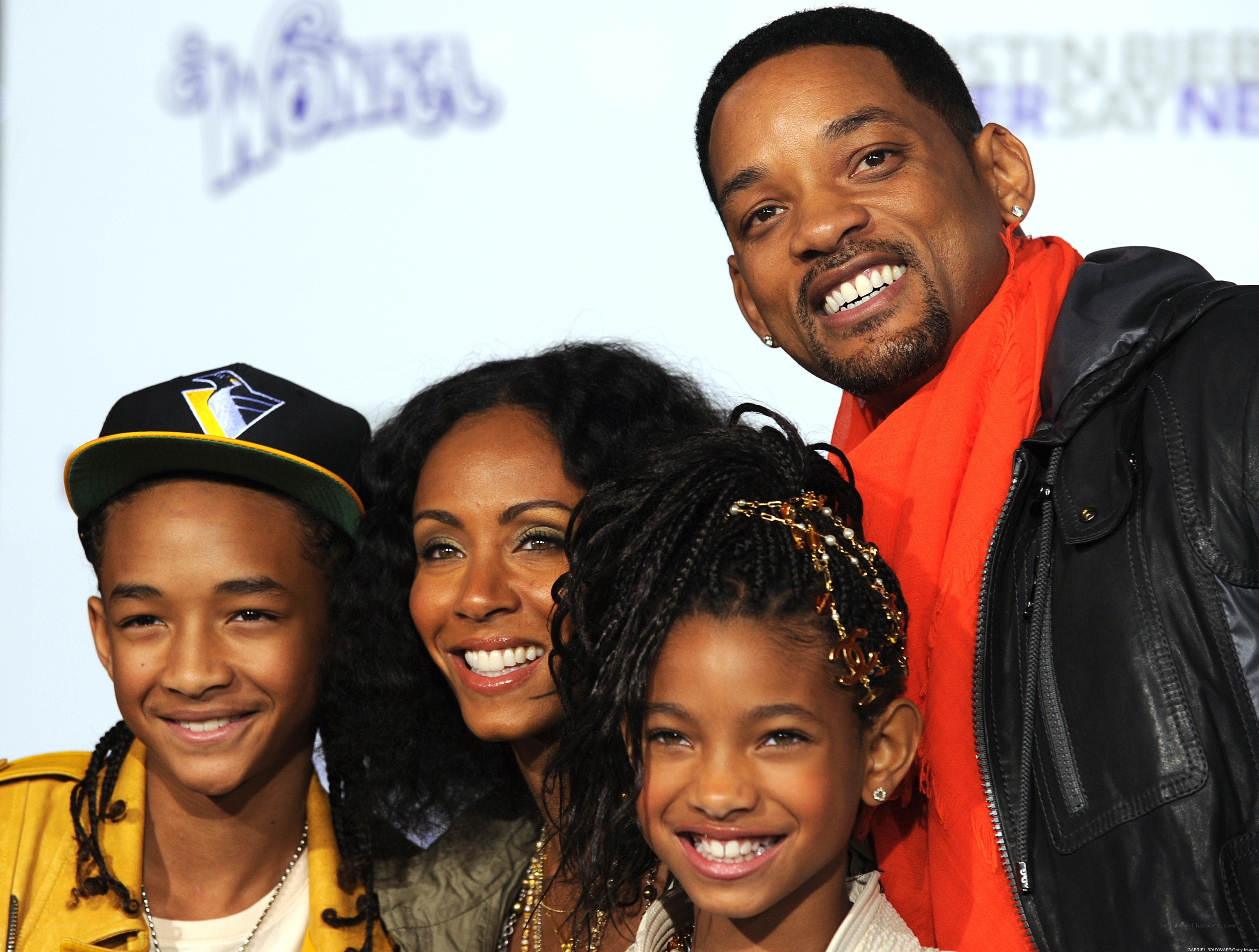 Will Smith family at event