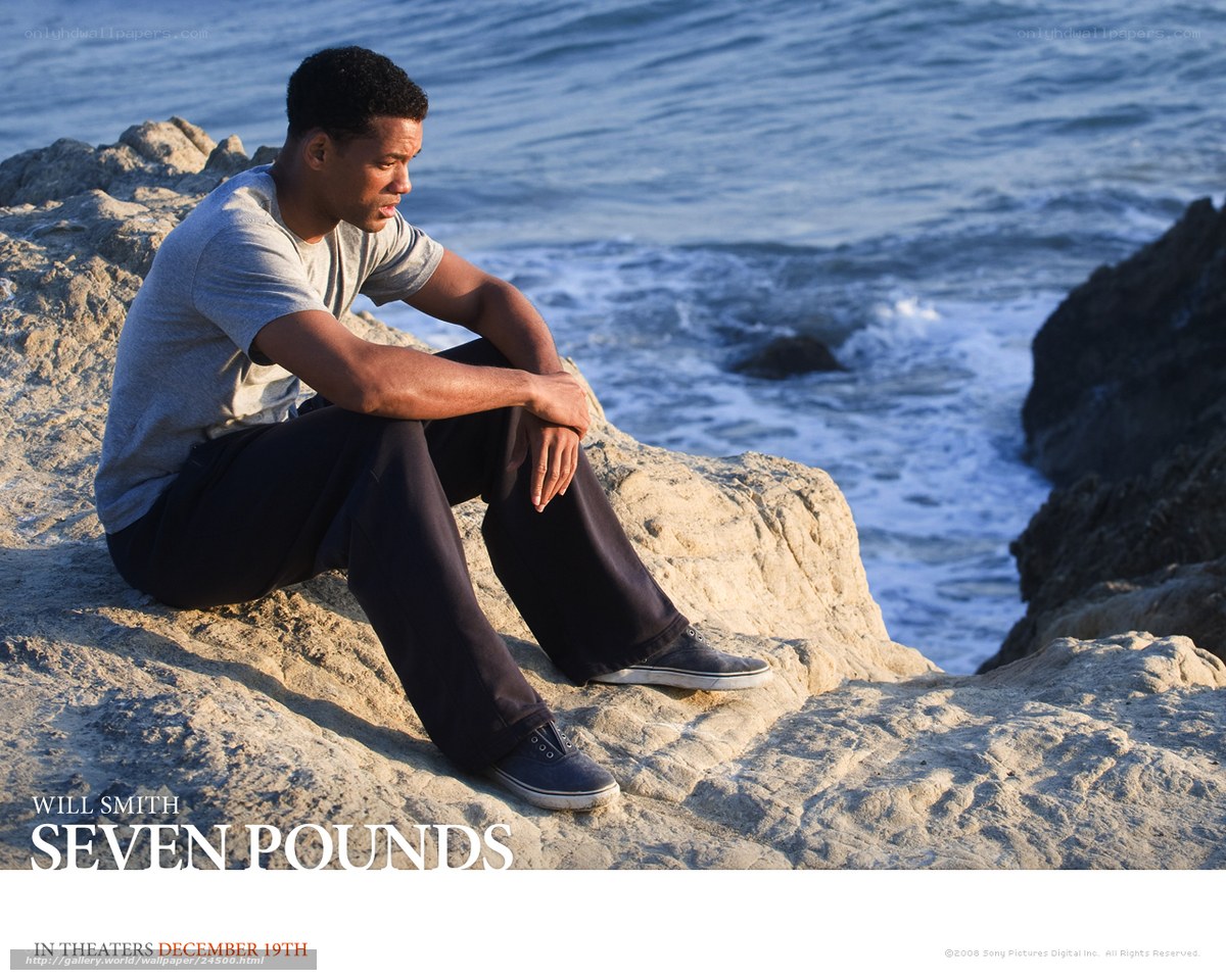 Will Smith on rocky shore
