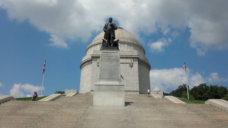 William McKinley Monument — Blue, Serene