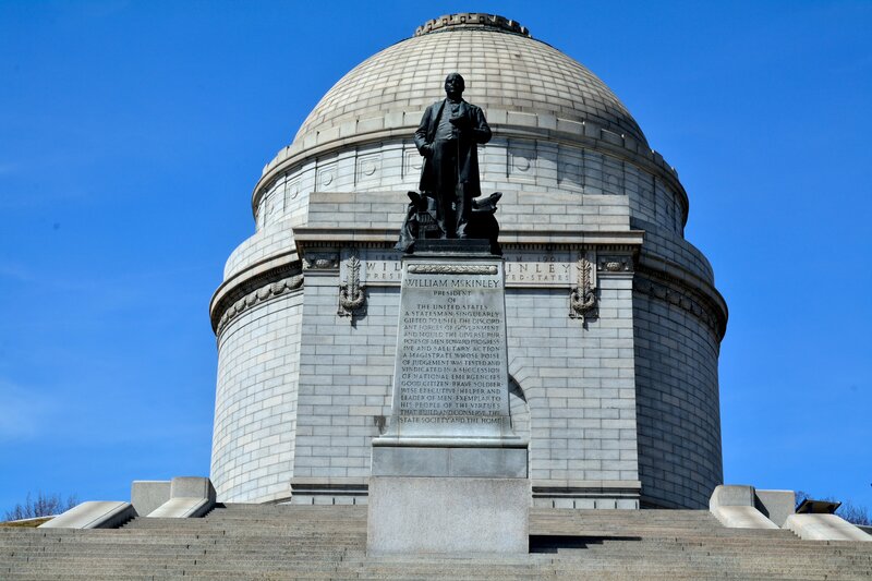William McKinley Monument — Blue, Solemn