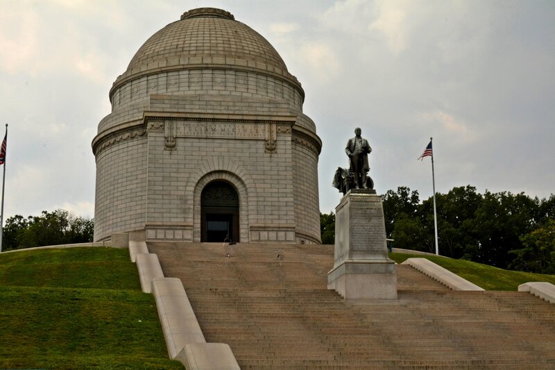 William McKinley Monument — Gray, Solemn, Afternoon