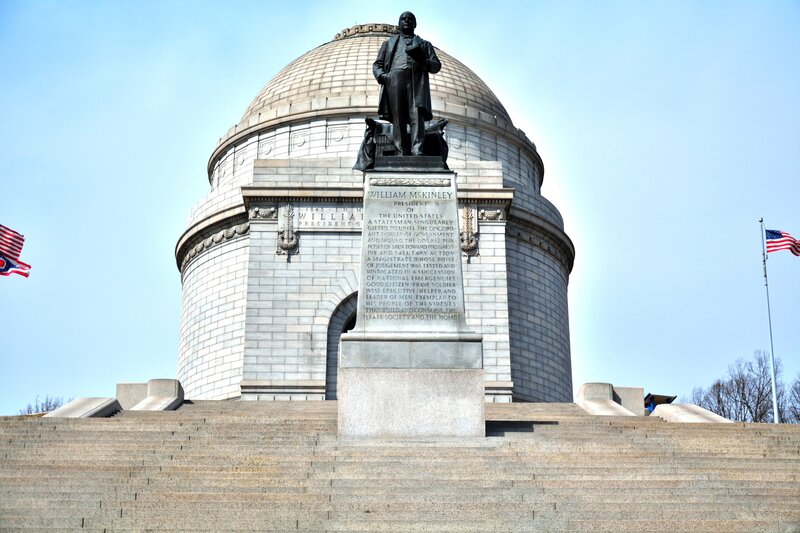 William McKinley Monument — Gray, Solemn