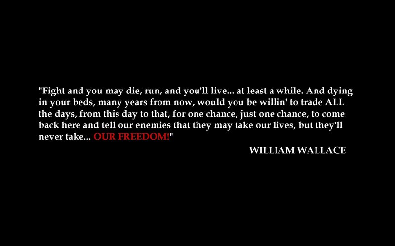 William Wallace quote
