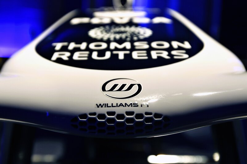 Williams F1 car front view