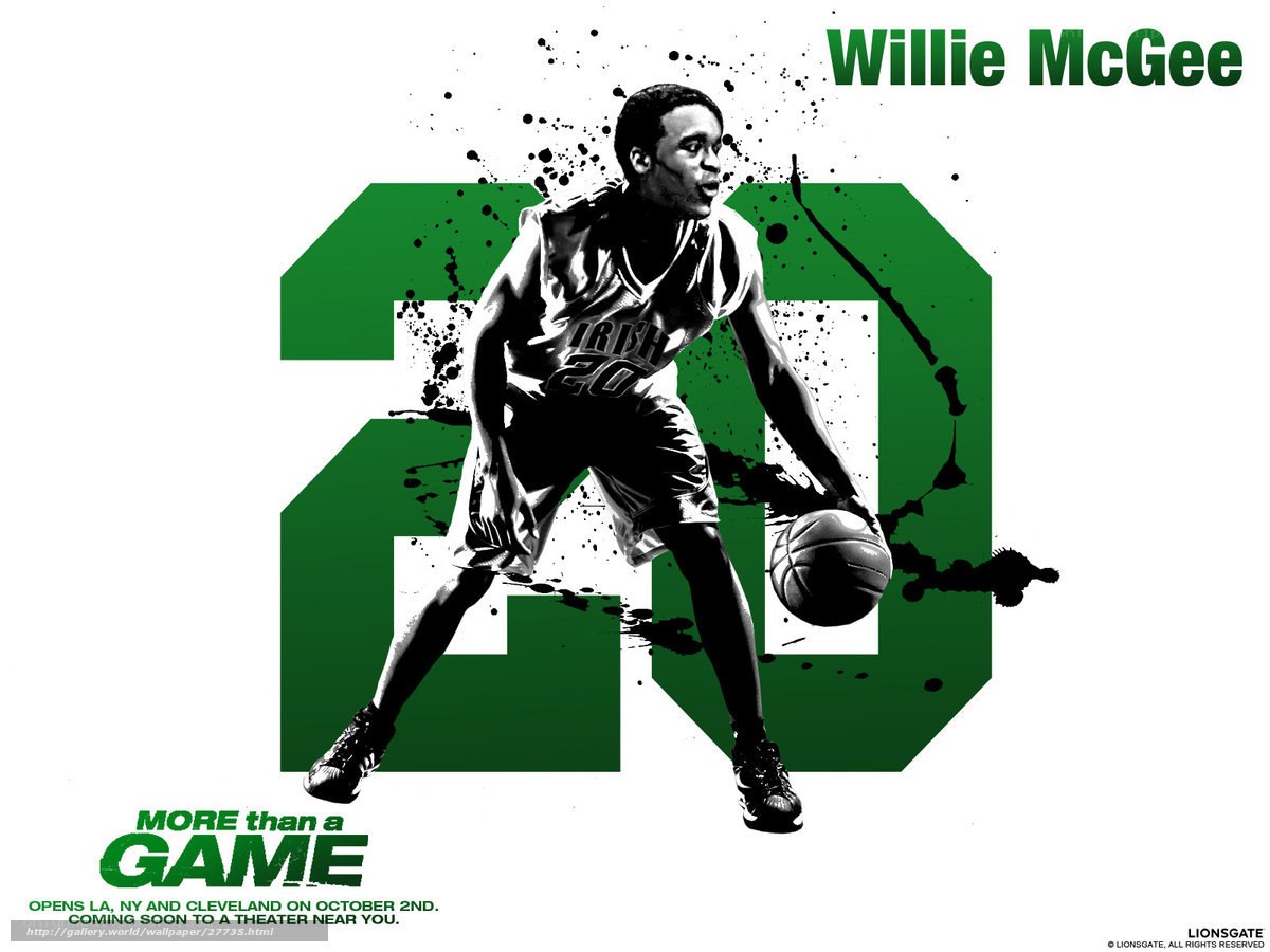 Willie McGee basketball poster