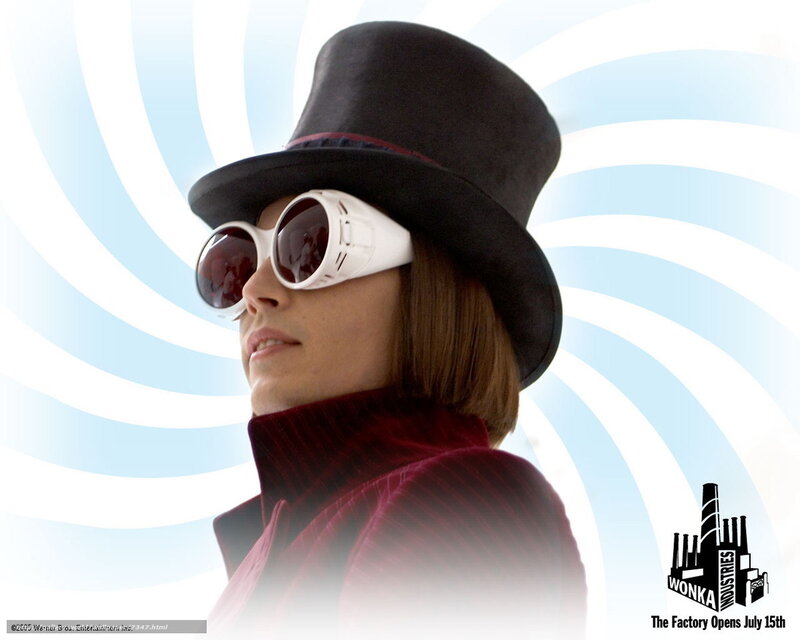 Willy Wonka character portrait