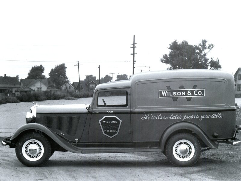 Wilson & Co delivery truck