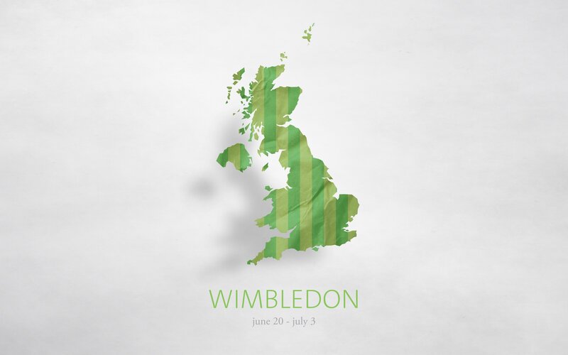 Wimbledon tournament map
