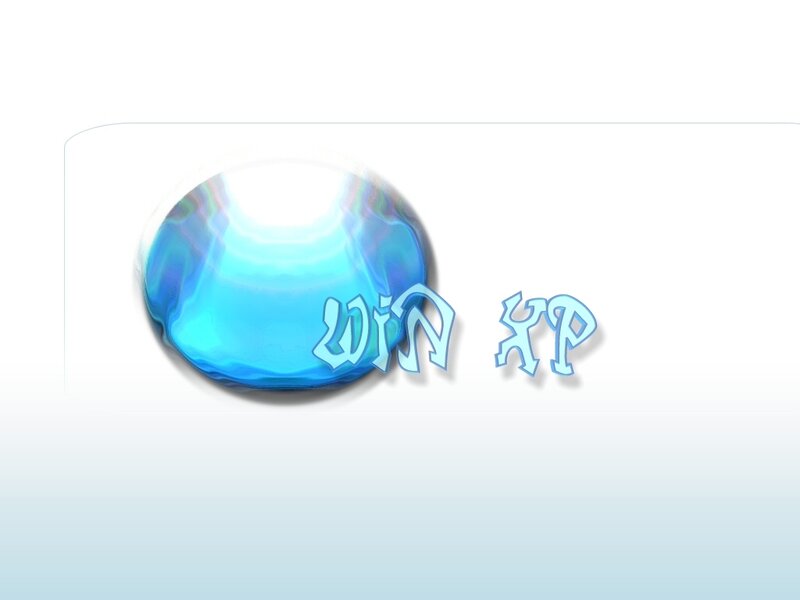 Win XP logo with blue sphere