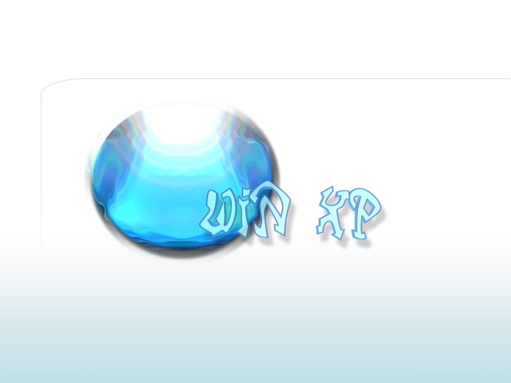 Win XP logo with blue sphere