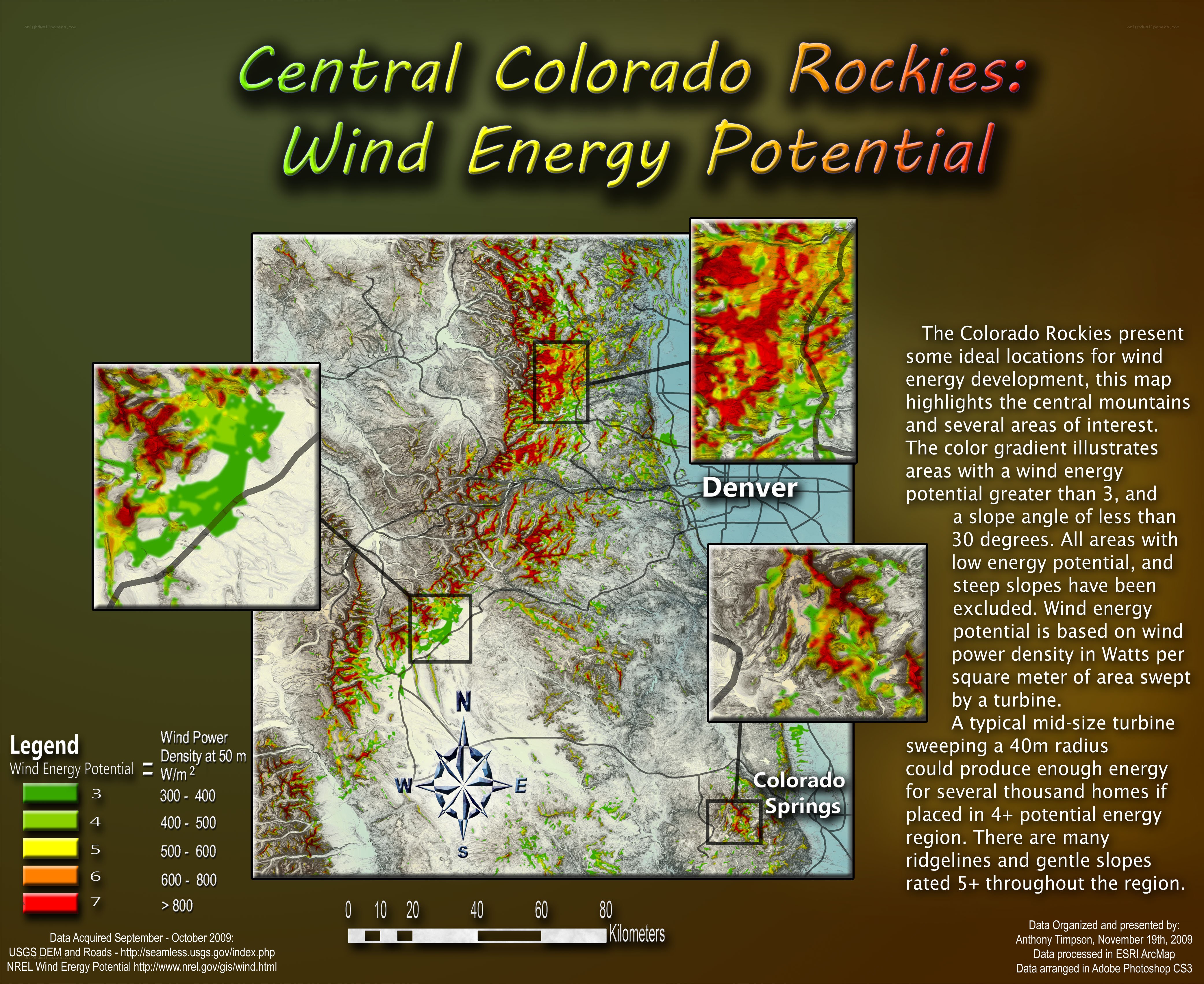 Wind Energy Potential in Central Colorado