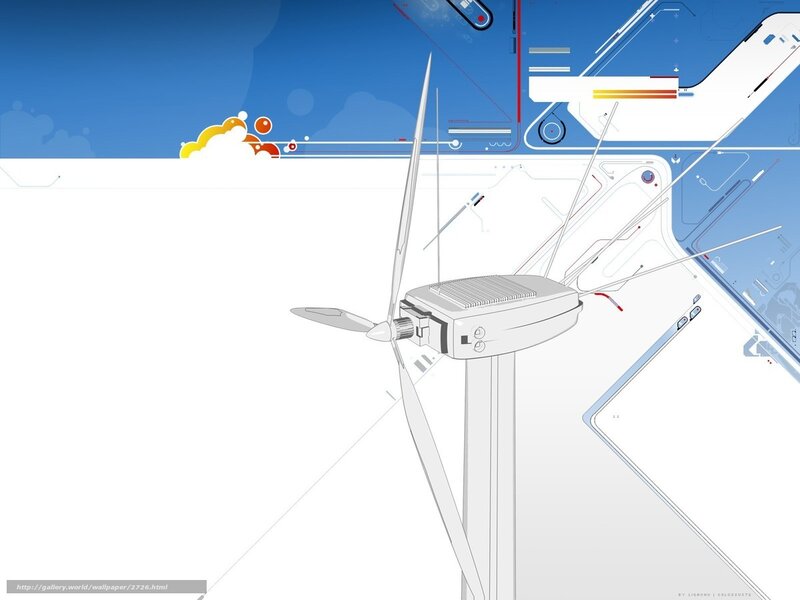 wind turbine illustration