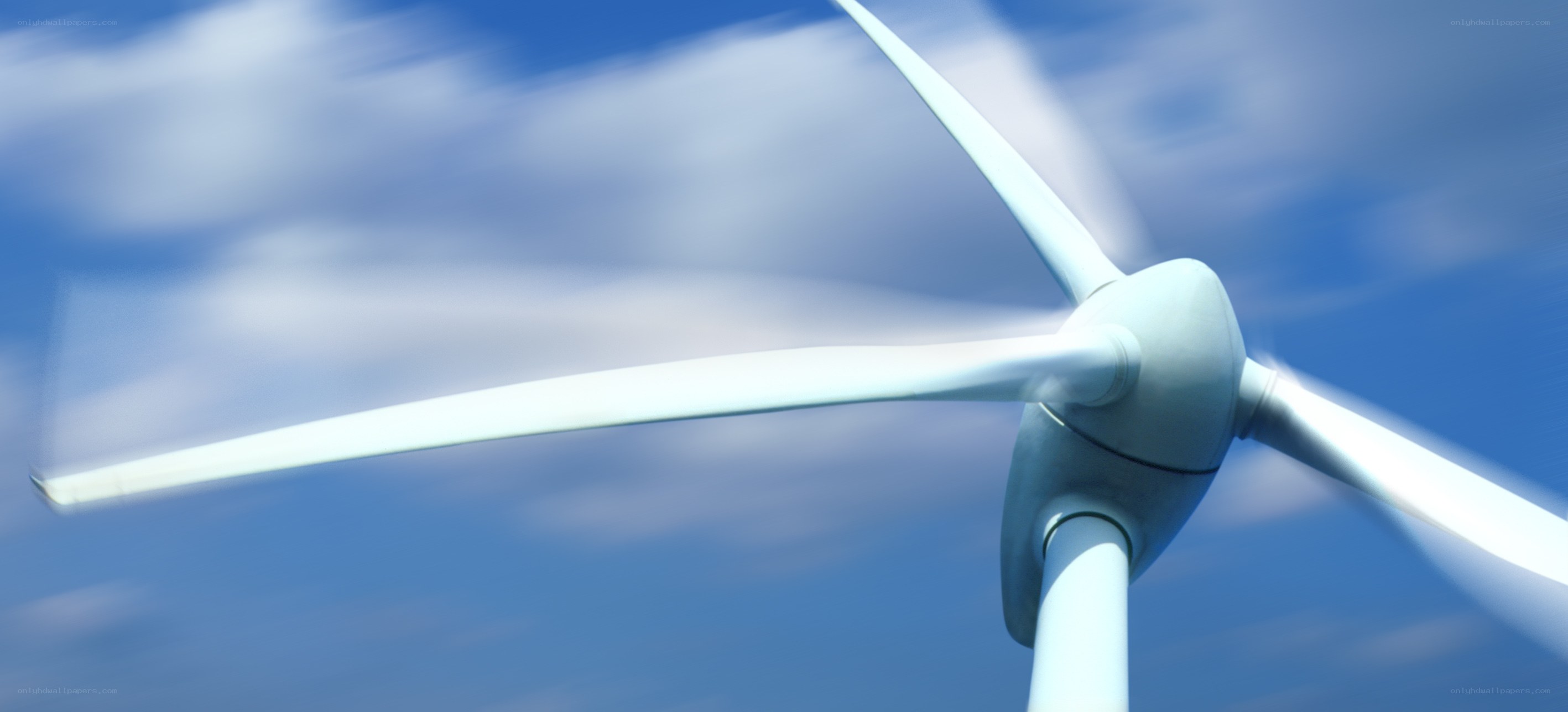 Wind turbine in motion