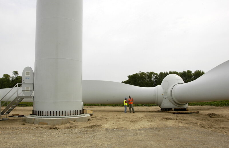 Wind turbine installation site