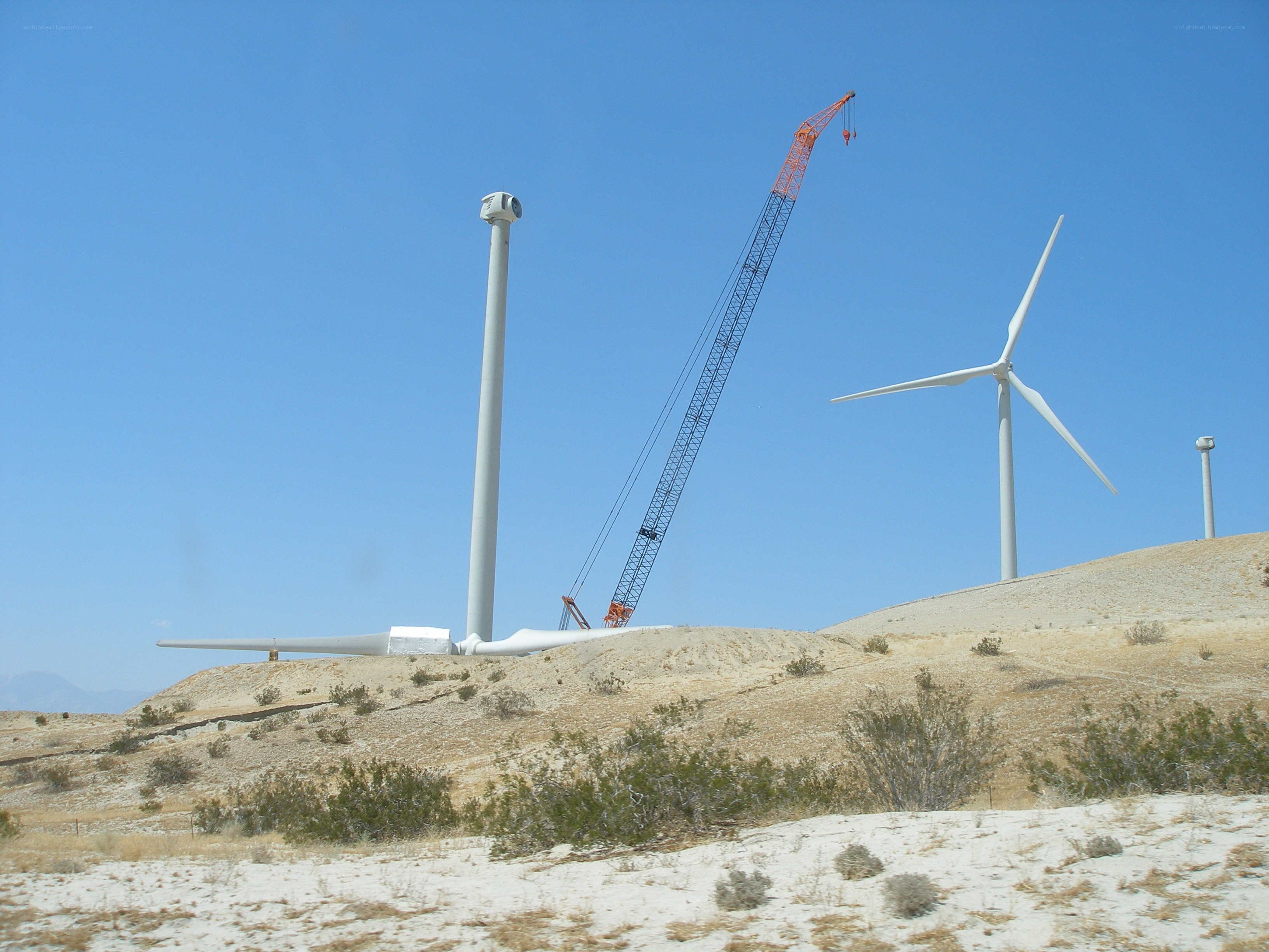Wind turbine installation site