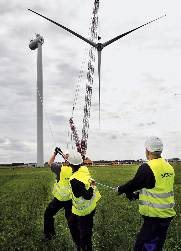 Wind turbine installation