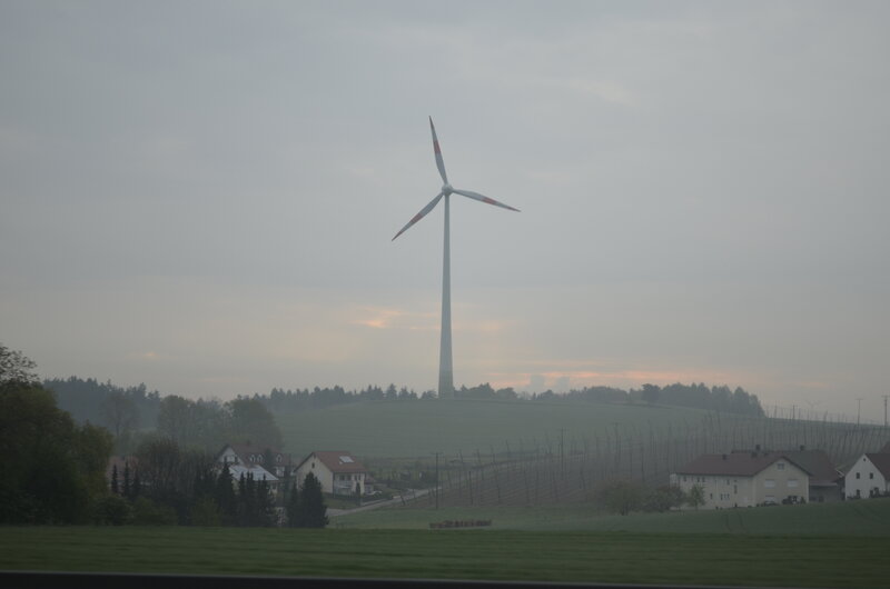 Wind Turbine on Hill