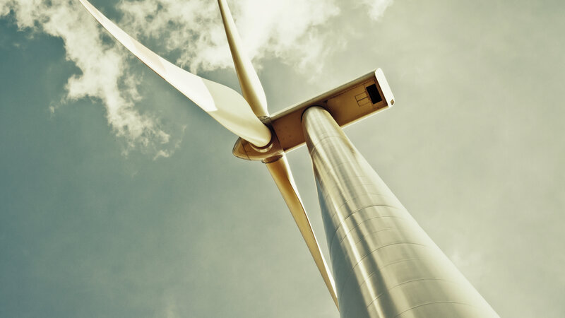 Wind Turbine — White