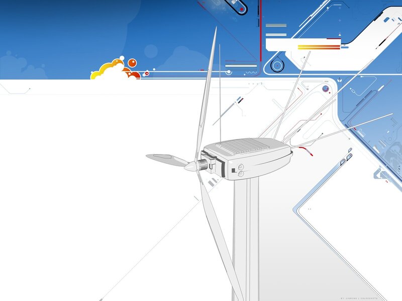 Wind turbine with digital interface