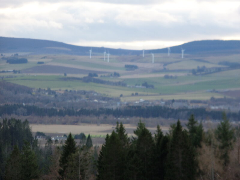 Wind Turbines in Hills