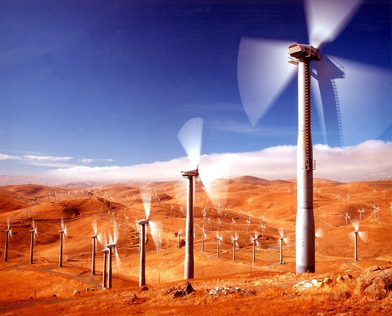 Wind Turbines on Hills
