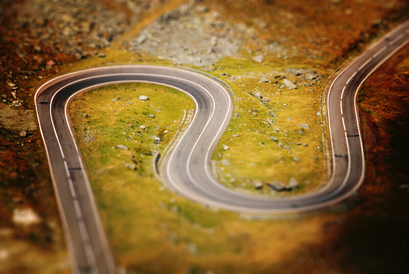 winding mountain road