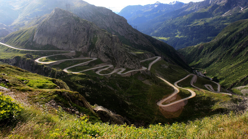 winding mountain road