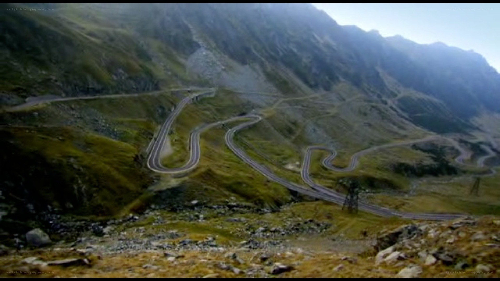 winding mountain road
