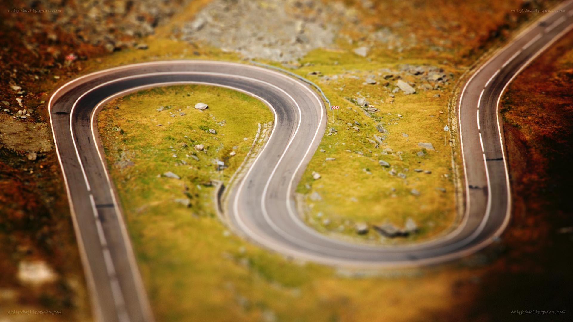 winding mountain road