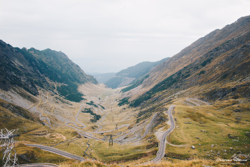 Winding Mountain Road — Green, Serene, Autumn, Photograph, Mountains