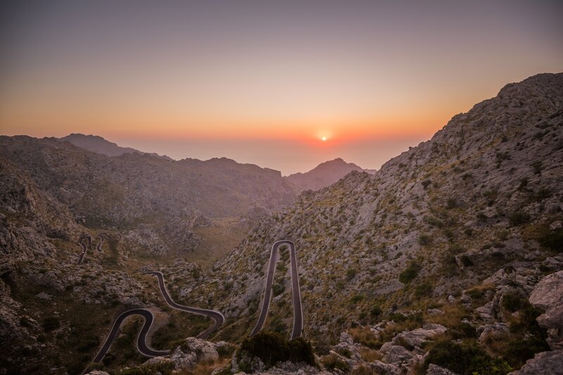 Winding Mountain Road — Orange, Serene