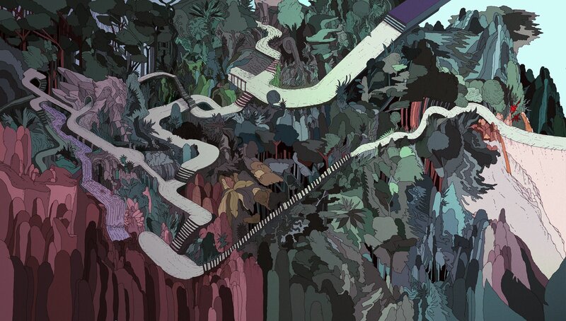 Winding Path in Jungle